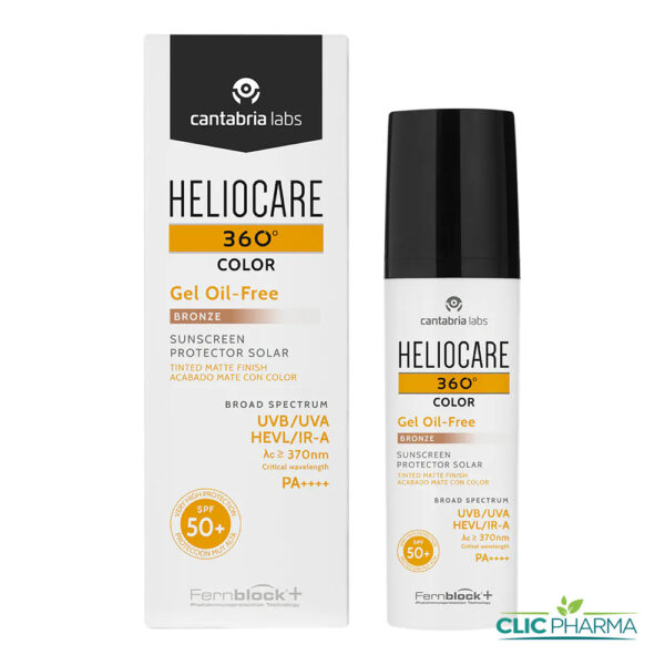 HELIOCARE 360 GEL OIL-FREE ECRAN TEINTE BRONZE SPF50 50ML