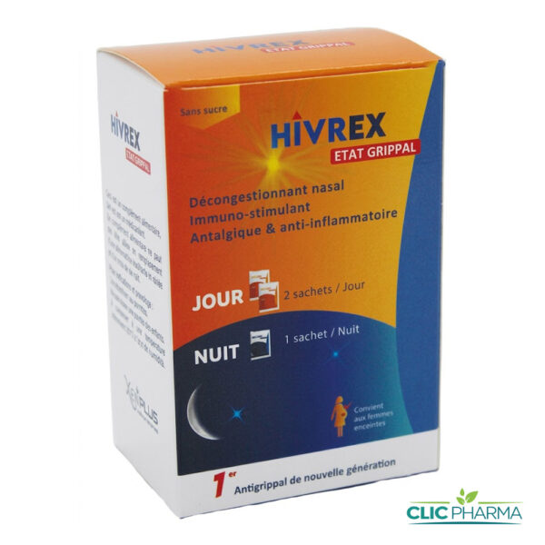 XEN HIVREX ETAT GRIPPAL JOUR ET NUIT ADULTES (12 SACHETS)