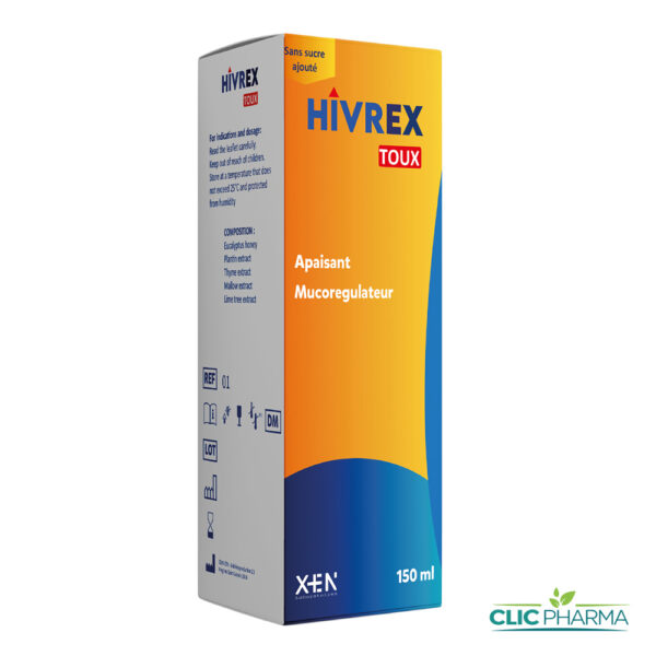 XEN HIVREX TOUX SIROP 150ML
