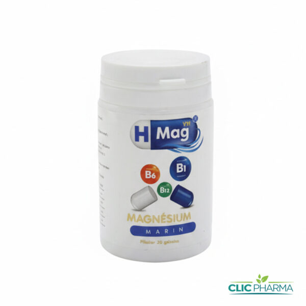 HMAG MAGNESIUM MARIN + VITAMINESS B1/B6/B12 (30 GELULES)