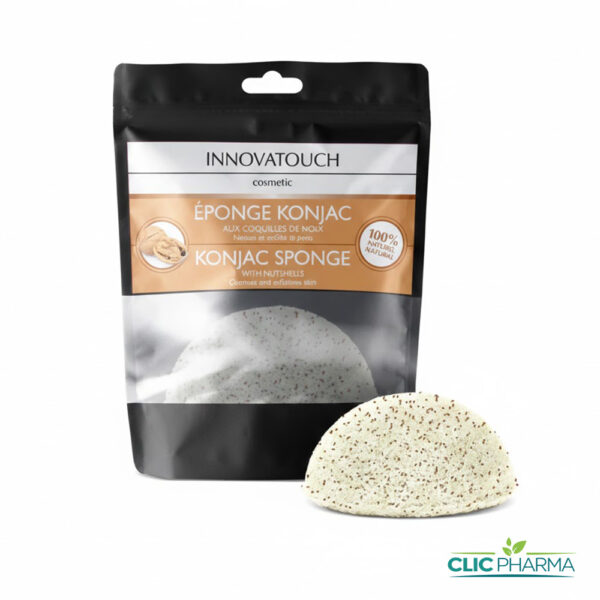 INNOVATOUCH EPONGE KONJAK COQUILLES DE NOIX