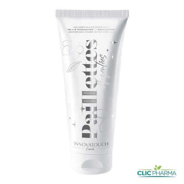 INNOVATOUCH LAIT DE CORPS PAILLETTES ARGENTEES NOTE MONOI 200ML