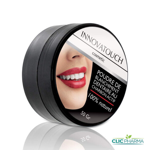 INNOVATOUCH POUDRE DE BLANCHIMENT DENTAIRE AU CHARBON ACTIF 50GR