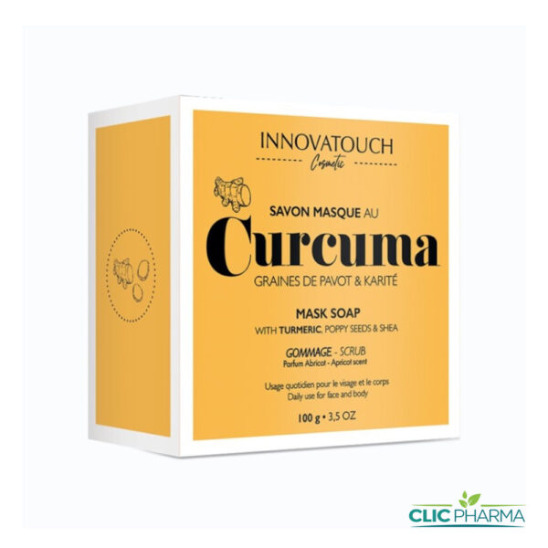 INNOVATOUCH 2EN1 SAVON MASQUE AU CURCUMA 100ML