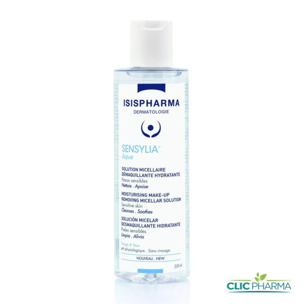 ISIS PHARMA SENSYLIA AQUA SOLUTION MICELLAIRE DEMAQUILLANTE HYDRATANTE 250ML