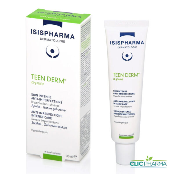 ISIS PHARMA TEEN DERM ALPHA PURE SOIN INTENSE ANTI-IMPERFECTIONS 30ML