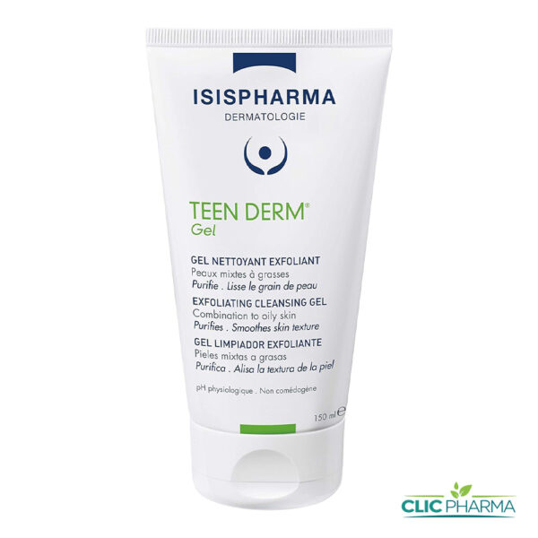 ISIS PHARMA TEEN DERM GEL NETTOYANT EXFOLIANT 150ML
