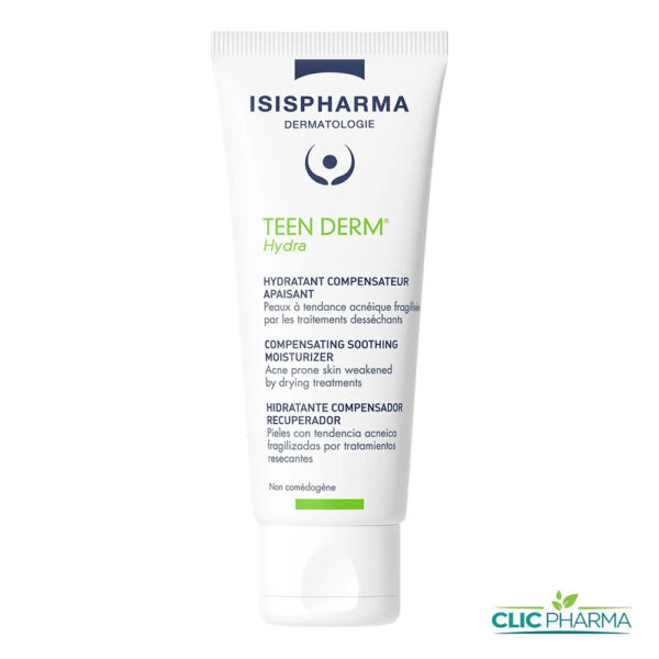 ISIS PHARMA TEEN DERM HYDRA HYDRATANT COMPENSATEUR APAISANTE 40ML