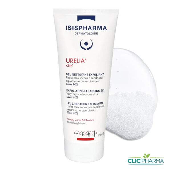ISIS PHARMA URELIA GEL NETTOYANT EXFOLIANT 200ML