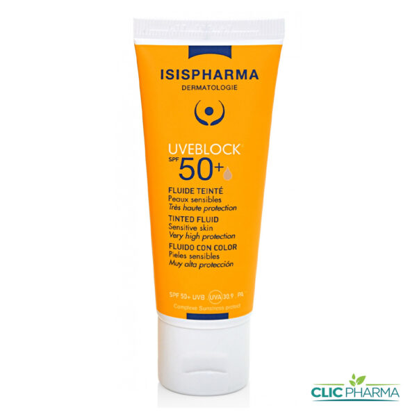 ISIS PHARMA UVEBLOCK 80 FLUIDE TEINTE SPF50+ 40 ML