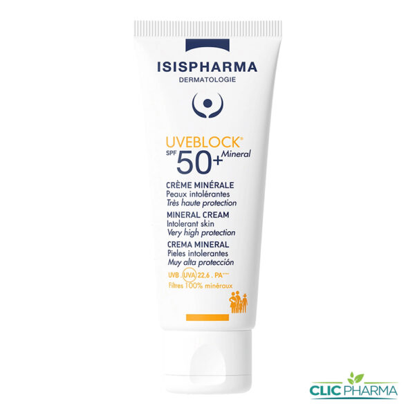 ISIS PHARMA UVEBLOCK CREME MINERALE INVISIBLE SPF50+