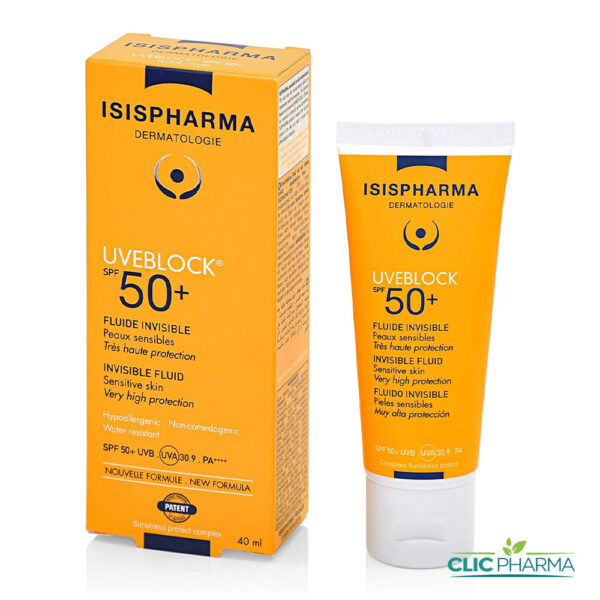 ISIS PHARMA UVEBLOCK 50 FLUIDE INVISIBLE SPF50+