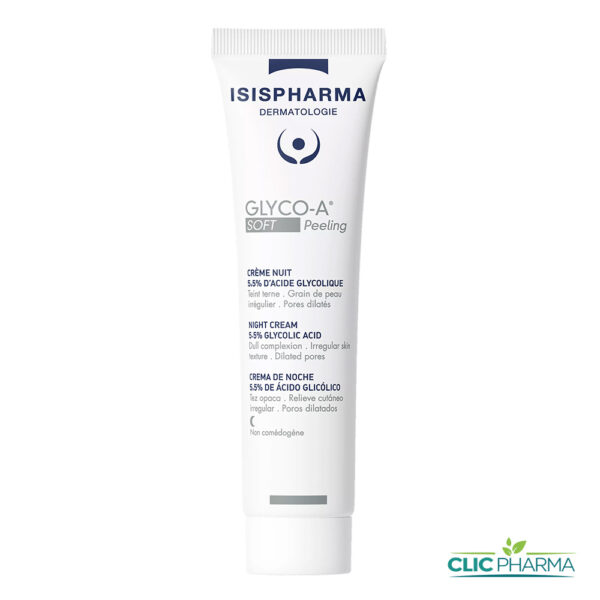 ISISPHARMA GLYCO-A CREME PEELING DE NUIT 5.5% SOFT 30ML