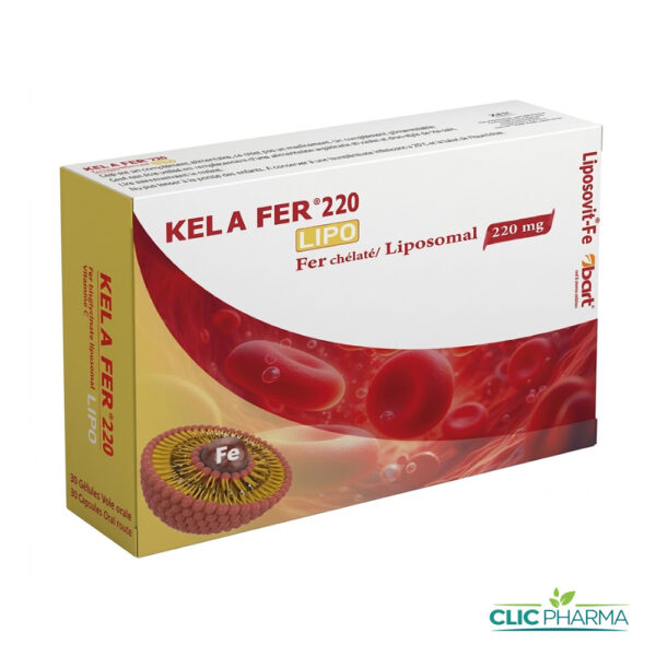 XEN KELA FER 220 LIPO (30 GELULES)