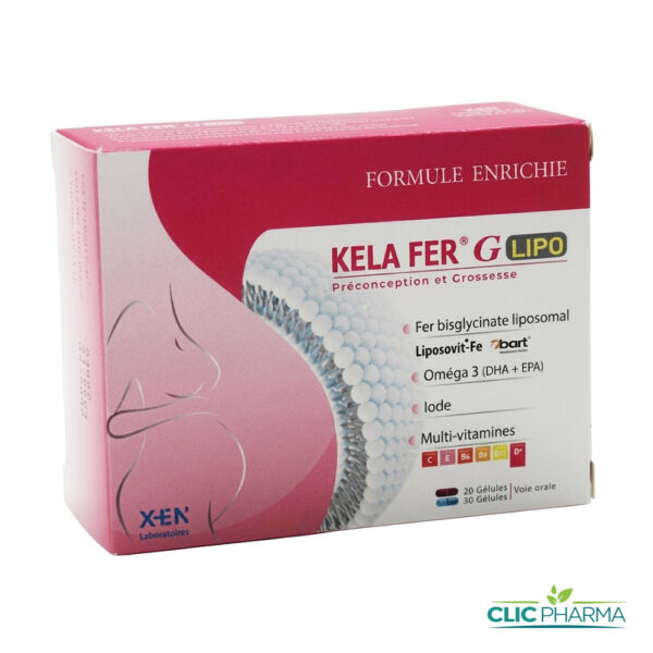 XEN KELA FER G LIPO (60 GELULES)
