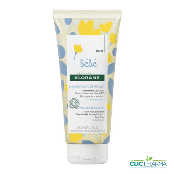 KLORANE BEBE SHAMPOING DOUX DEMELANT AU CALENDULA 200 ML