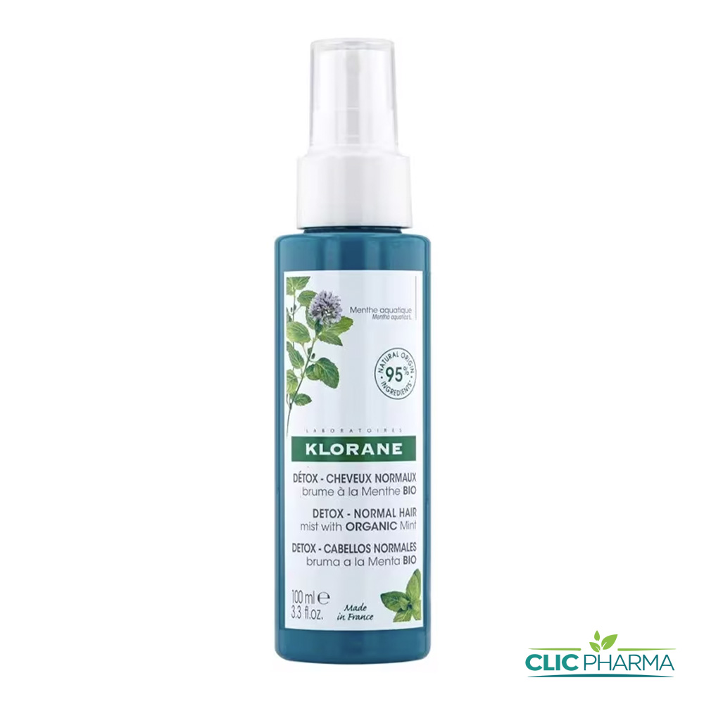 KLORANE BRUME ANTI-POLLUTION MENTHE AQUATIQUE SPRAY 100ML