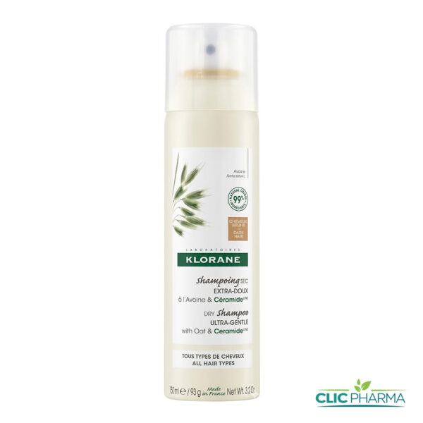 KLORANE SHAMPOING SEC A L'AVOINE TEINTE 150ML
