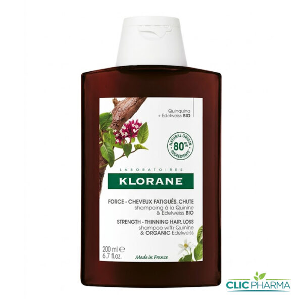 KLORANE SHAMPOING ANTI-CHUTE A LA QUININE 200ML