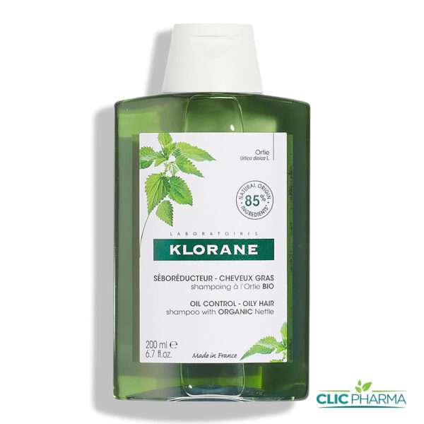 KLORANE SHAMPOING SEBOREDUCTEUR A L'ORTIE BIO 200ML