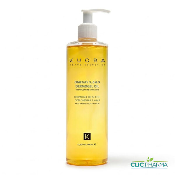 KUORA DERMOGEL HUILE DE DOUCHE OMEGA 3, 6 & 9 400ML