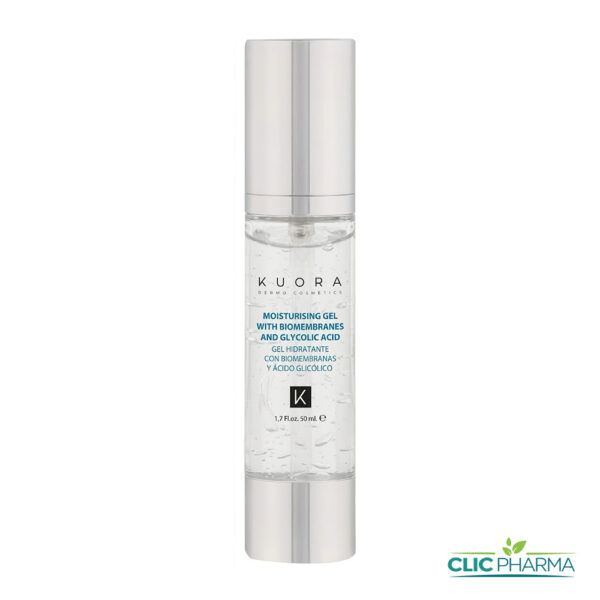 KUORA GEL HYDRATANT AUX BIOMEMBRANES ET A L'ACIDE GLYCOLIQUE 50ML