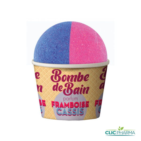 LES PETITS BAINS DE PROVENCE BOMBE DE BAIN FRAMBOISE CASSIS