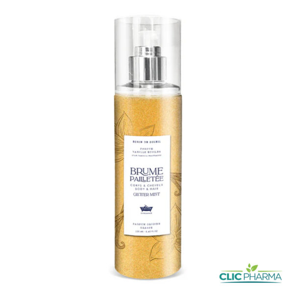 LES PETITS BAINS DE PROVENCE BRUME PAILLETE CORPS ET CHEVEUX VANILLE 250ML