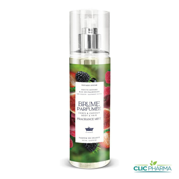 LES PETITS BAINS DE PROVENCE BRUME PARFUMÉE CORPS ET CHEVEUX 250ML FRUITS ROUGES