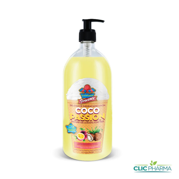 LES PETITS BAINS DE PROVENCE GEL DOUCHE 1L COCO PASSION
