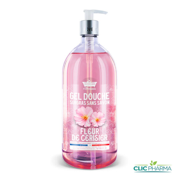 LES PETITS BAINS DE PROVENCE GEL DOUCHE DE CERISIER 1L