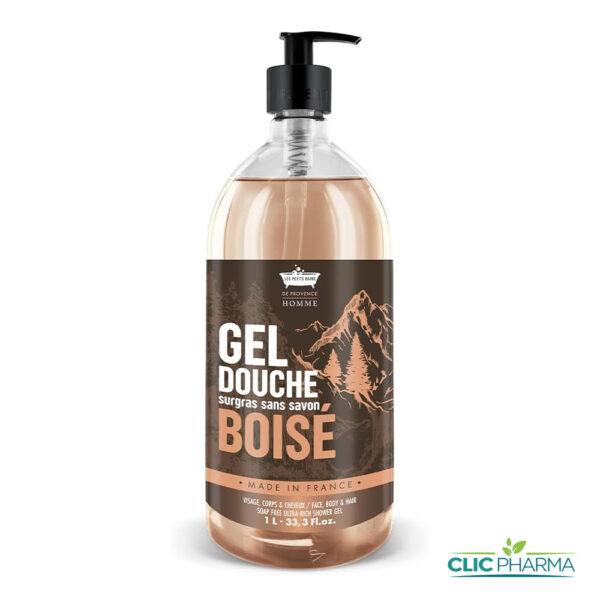 LES PETITS BAINS DE PROVENCE GEL DOUCHE HOMME BOISE 1L