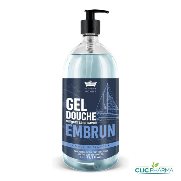 LES PETITS BAINS DE PROVENCE GEL DOUCHE HOMME EMBRUN 1L