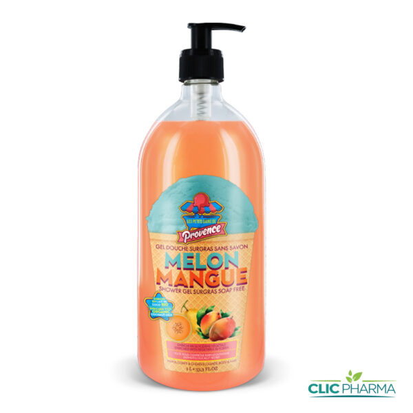 LES PETITS BAINS DE PROVENCE GEL DOUCHE MELON MANGUE 1L