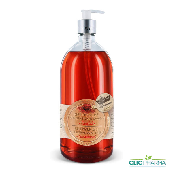 LES PETITS BAINS DE PROVENCE GEL DOUCHE SURGAS 1L SANTAL