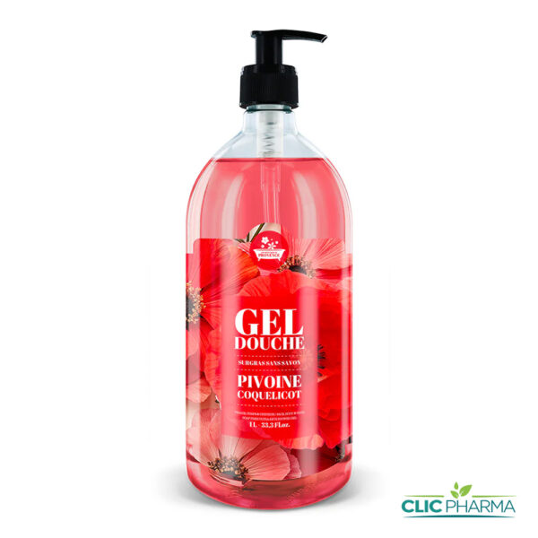 LES PETITS BAINS DE PROVENCE GEL DOUCHE SURGRAS COQUELICOT 1L