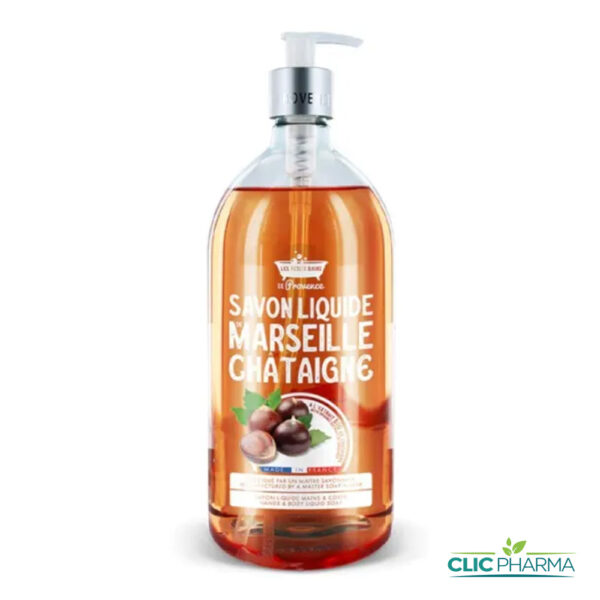 LES PETITS BAINS DE PROVENCE SAVON LIQUIDE 1L CHATAIGNE