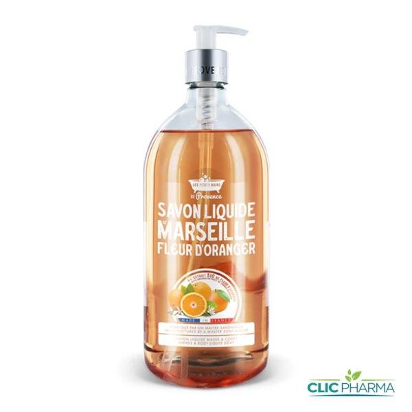 LES PETITS BAINS DE PROVENCE SAVON LIQUIDE 1L FLEUR D'ORANGER