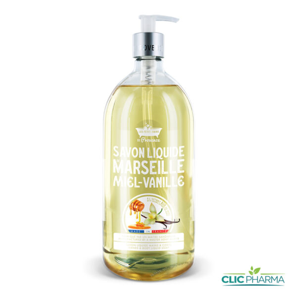 LES PETITS BAINS DE PROVENCE SAVON LIQUIDE 1L MIEL VANILLE