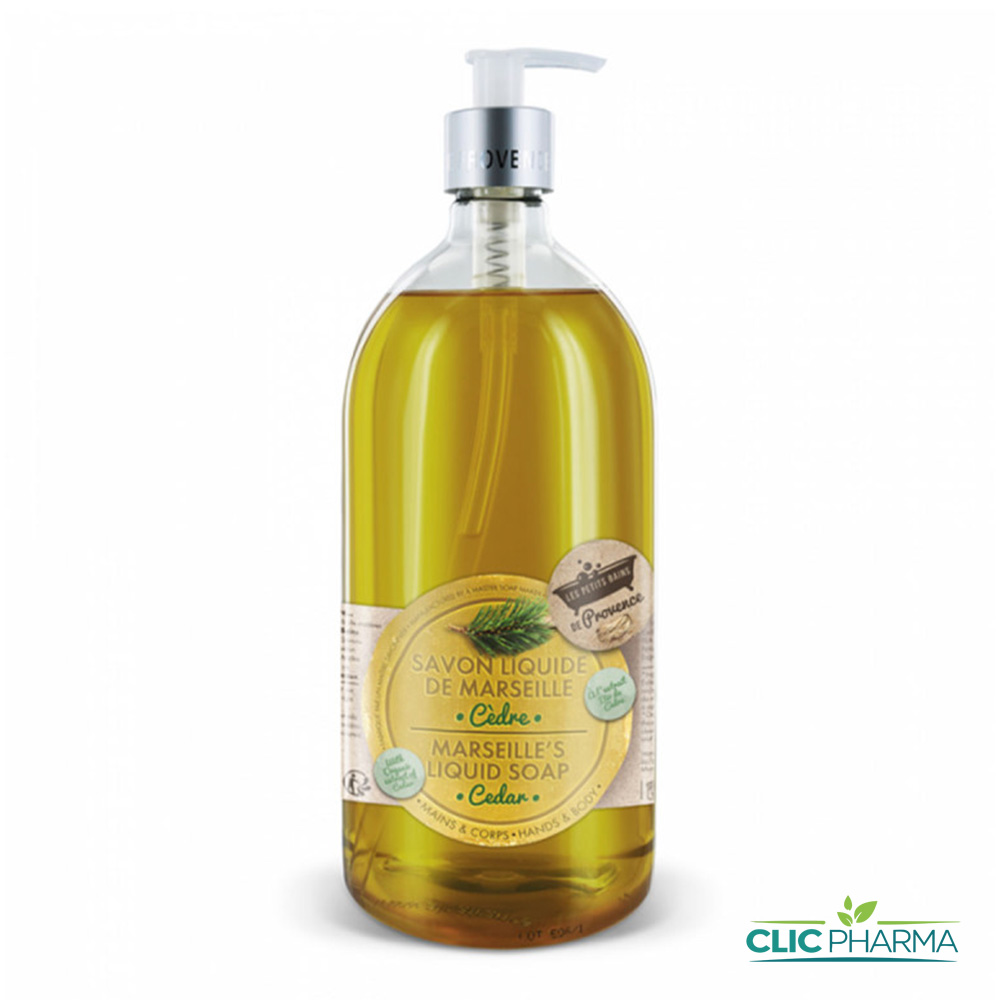 LES PETITS BAINS DE PROVENCE SAVON LIQUIDE CEDRE 1L
