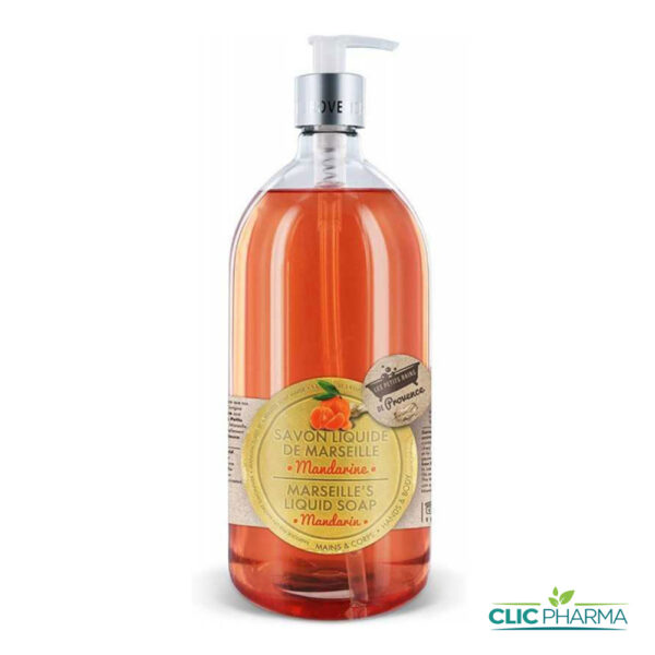 LES PETITS BAINS DE PROVENCE SAVON LIQUIDE MANDARINE 1L