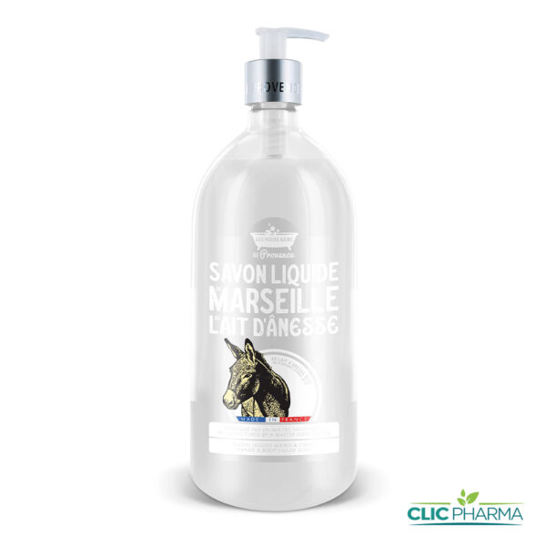 LES PETITS BAINS DE PROVENCE SAVON LIQUIDE MAREILLE LAIT D'ANESSE 1L