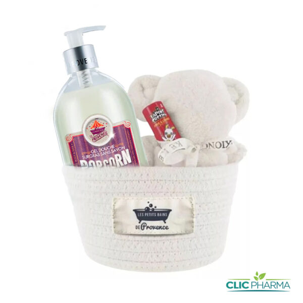 LES PETITS BAINS PROVENCE KIT PANIER KIDS BLANC