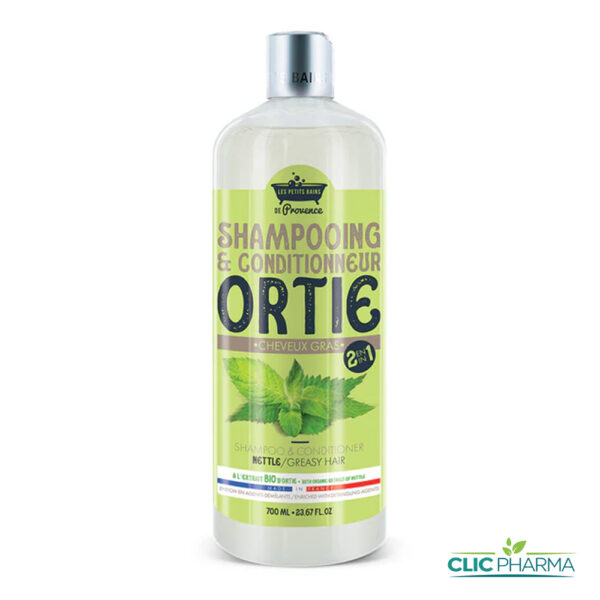 LES PETITS BAINS PROVENCE SHAMPOOING 2N1 & CONDITIONNEUR 700ML ORTIE