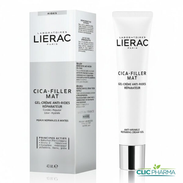LIERAC CICA FILLER MAT GEL CREME 40 ML