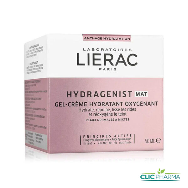 LIERAC HYDRAGENIST GEL CREME HYDRATANT OXYGENANT 50 ML