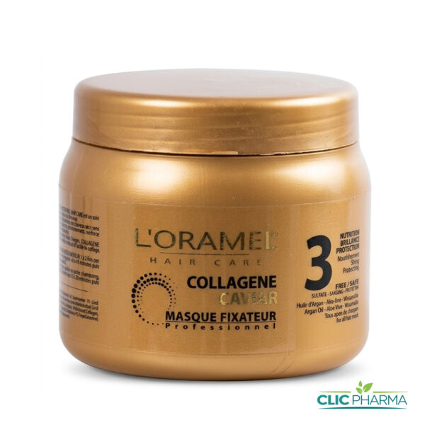 L'ORAMEL MASQUE FIXATEUR COLLAGENE CAVIAR 500ML