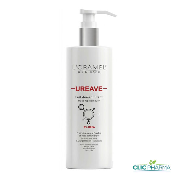 L'ORAMEL UREAVE LAIT DEMAQUILLANT VISAGE ET YEUX 250ML