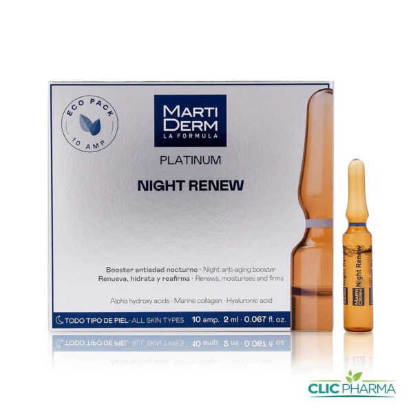 MARTIDERM PLATINUM NIGHT RENEW (10 AMPOULES)