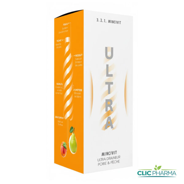 MINCIVIT ULTRA DRAINEUR POIRE & PÊCHE 250ML
